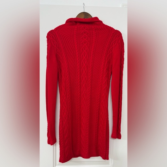 NWOT**** Red Cable Knit Sweater - Picture 2 of 3